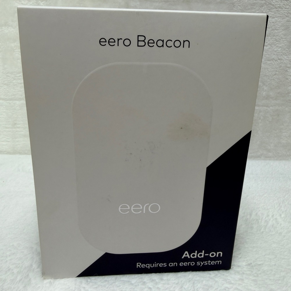 EERO Beacon NOB Mesh WiFi Range Extender White D010001 D010111 Plug-In